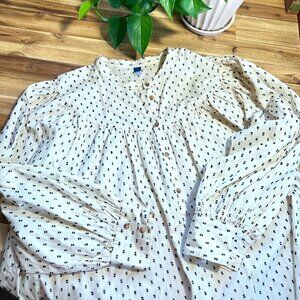Old Navy Size 4X Vintage Style Blouse